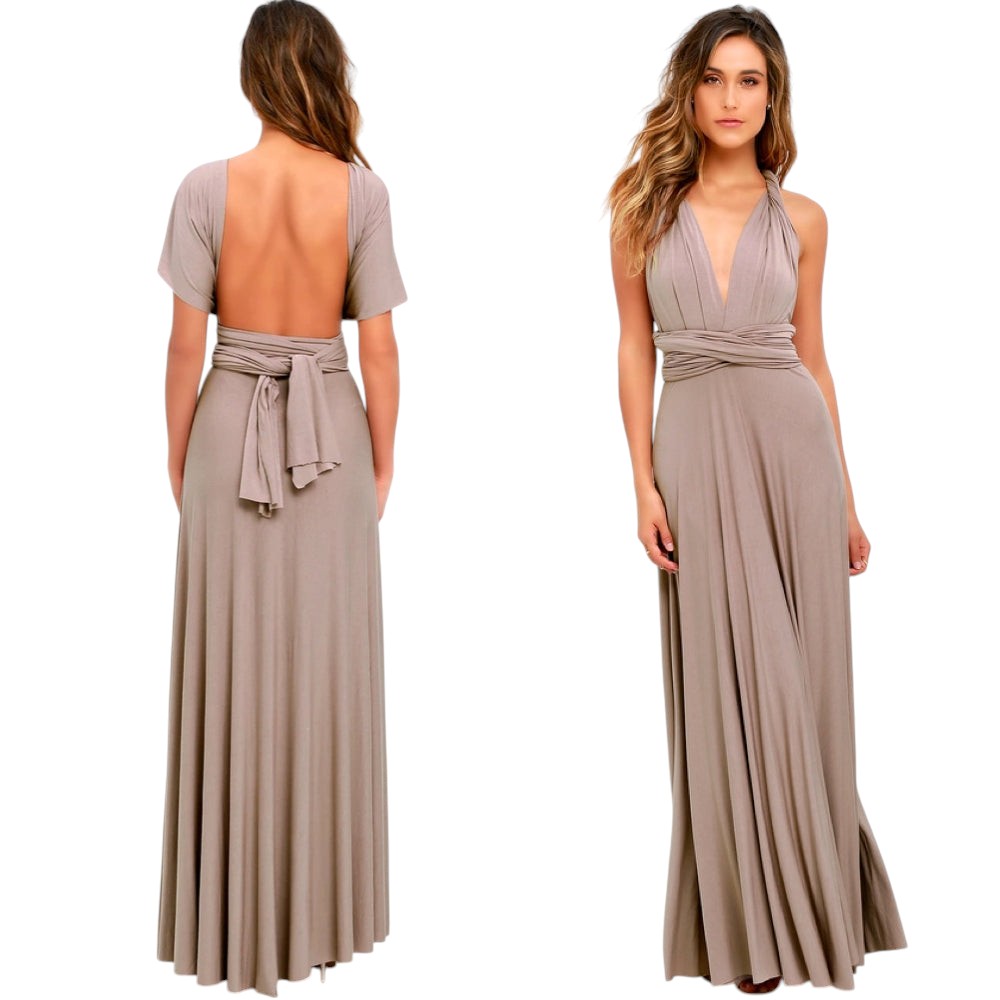 Dames Maxi Eeuwigheid Jurk - Savvy