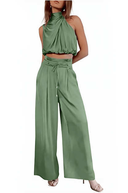 Dames Mouwloze Top en Broek Set - Aurora