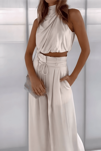 Dames Sportset Mouwloze Top en Broek Aurora - Mode Vibes