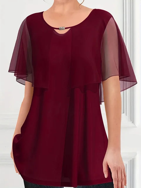 Chique Zomertop in Royal Blauw