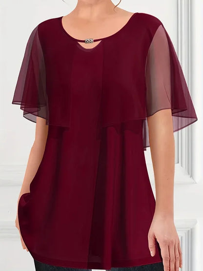Chique Zomertop in Royal Blauw