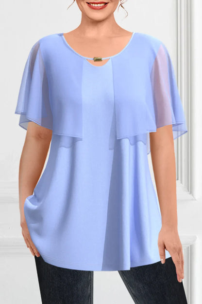 Chique Zomertop in Royal Blauw