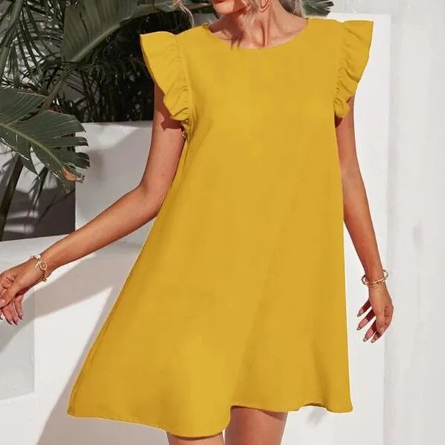 Zonneschijn Dames Sexy Lente/Zomer Jurk: Trendy Modebewuste Stijl