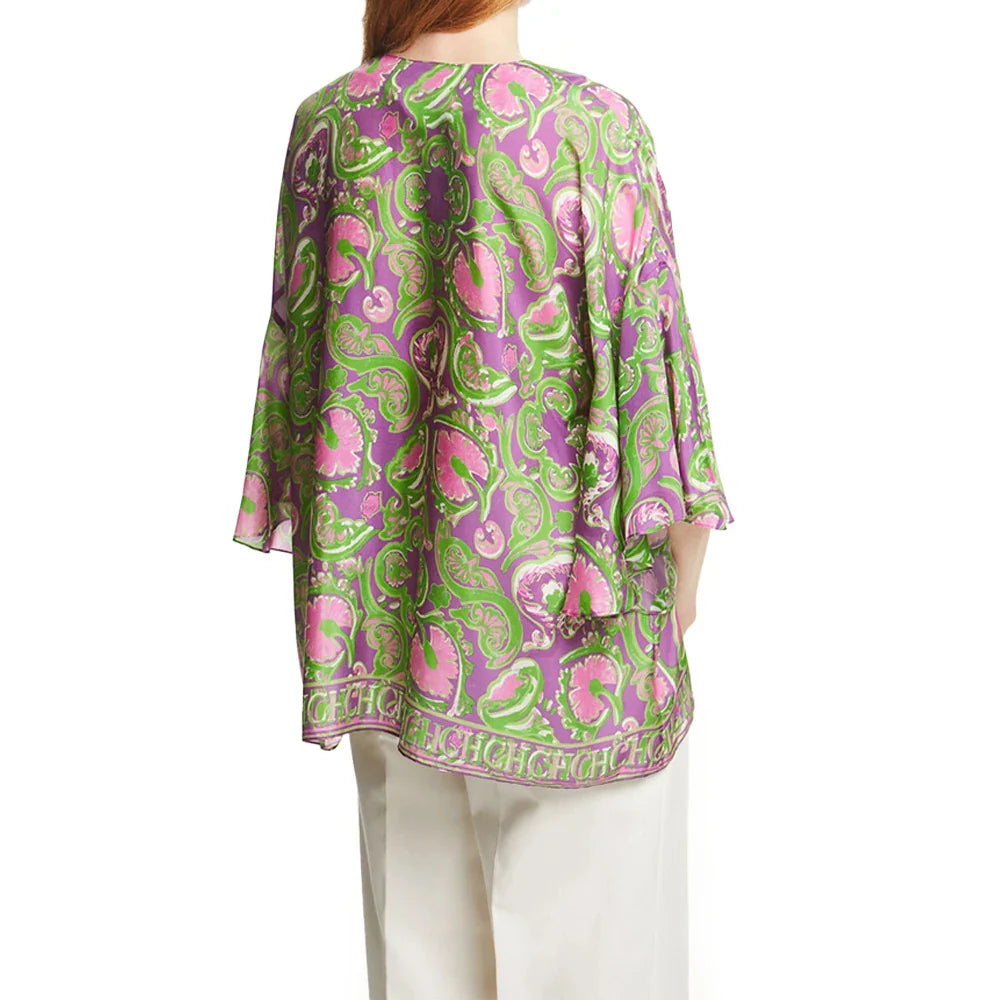 Glimmende Zon Vintage Blouse