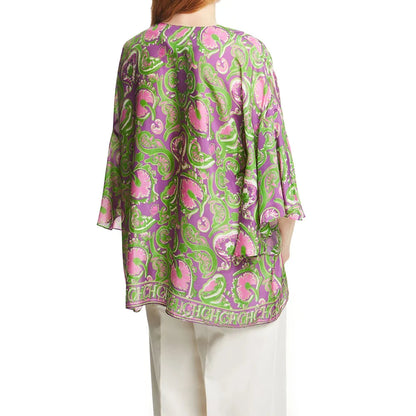 Glimmende Zon Vintage Blouse
