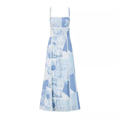 Dames Zomerjurk Maxi Slip Valentin - Mode Vibes