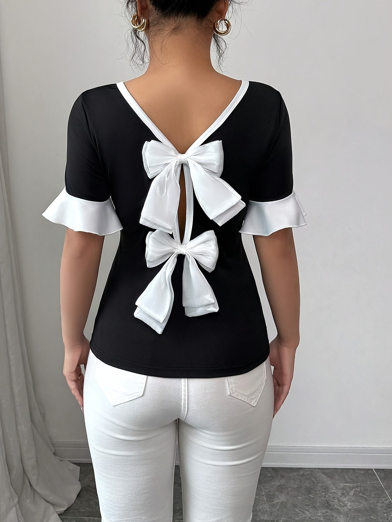 Dames Top Stijlvol Zwart Katica - Mode Vibes