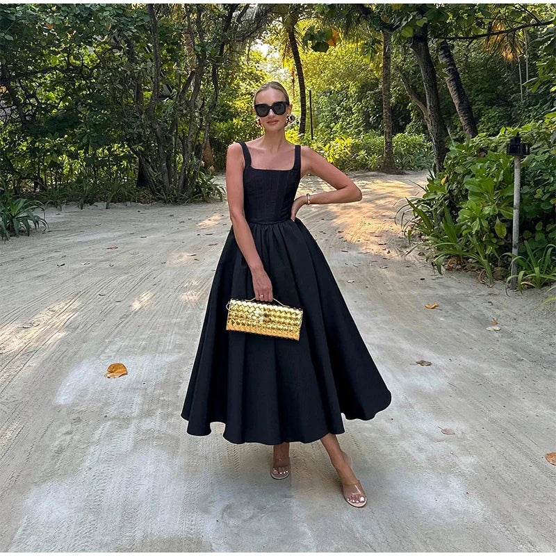 Maxi Jurk voor Dames Taillevorm Lange Zomerjurk - Mode Vibes
