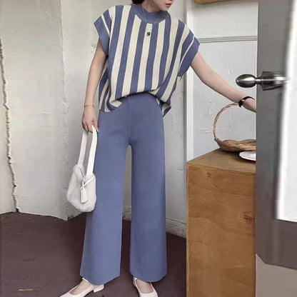 Eleganza Striped Pullover Set
