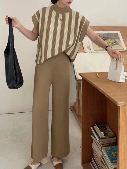 Eleganza Striped Pullover Set