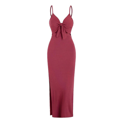 Dames V hals Maxi zomerjurk - Alyssa