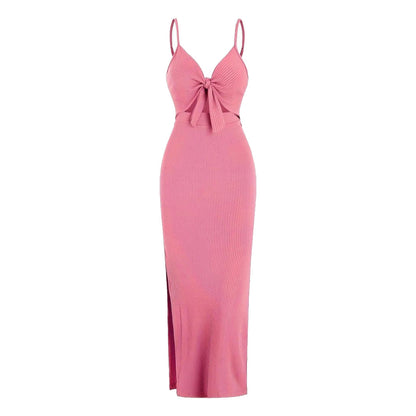 Dames V hals Maxi zomerjurk - Alyssa