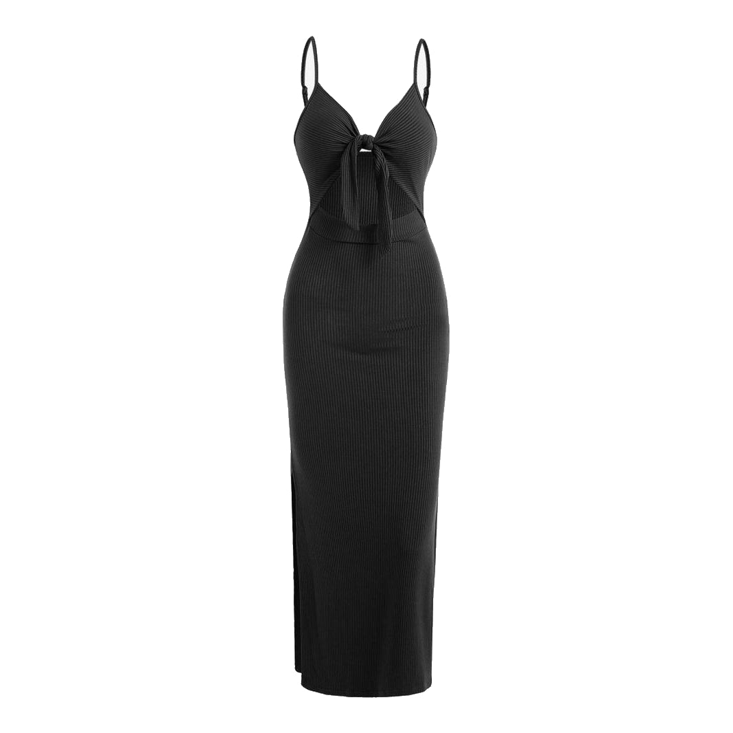 Dames V hals Maxi zomerjurk - Alyssa
