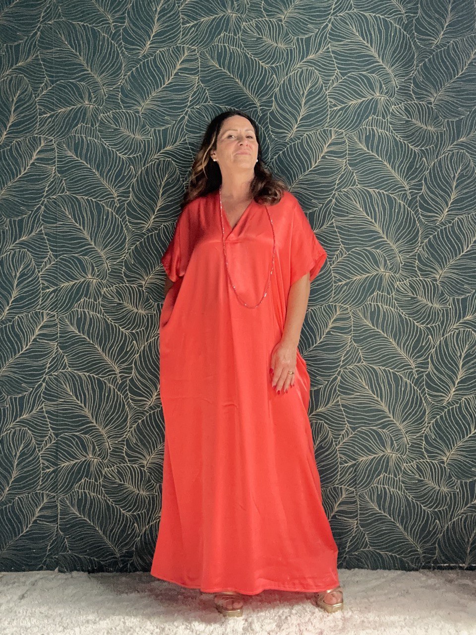 Dames Zomerjurk Maxi Jurk met Korte Mouwen - Mode Vibes