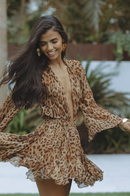 Dames Zomerjurk Mini Jurk Vloeiend Zomerkleding - Mode Vibes