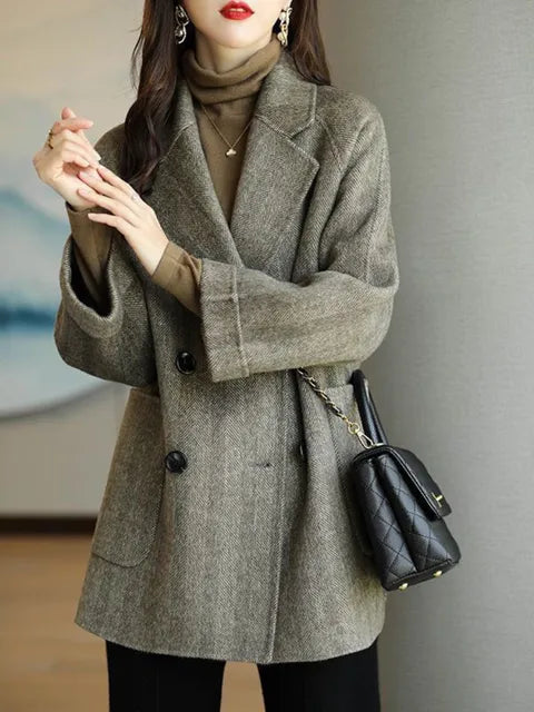 Dames Winterjas Wol Warm en Waterdicht - Mode Vibes