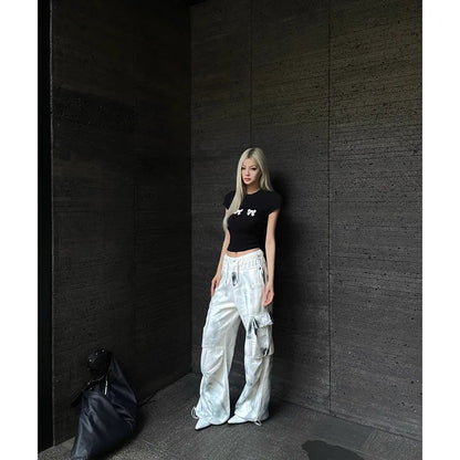 Witte Cargo Jeans Dames