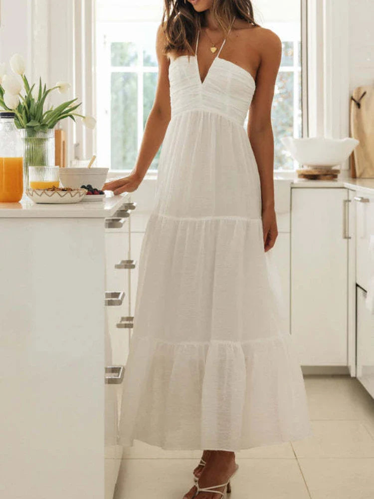 Zomerse Pracht Boho Halterjurk