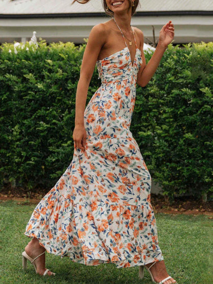 Zomerse Pracht Boho Halterjurk