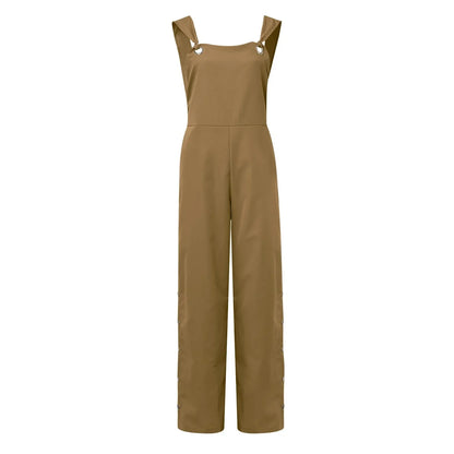Zomer Jumpsuit met Gedraaide Knoop voor Vrouwen