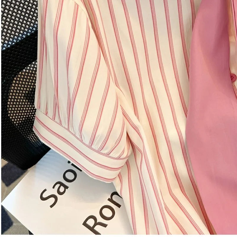 Zomerse Gestreepte Blouse van Fashionista Flair