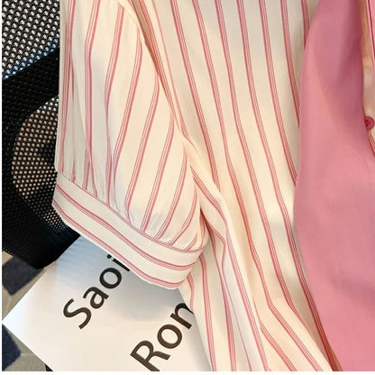 Zomerse Gestreepte Blouse van Fashionista Flair