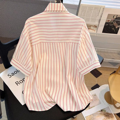 Zomerse Gestreepte Blouse van Fashionista Flair