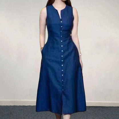 Zonnestraal Vrouwen Zomer Jurk met Pockets