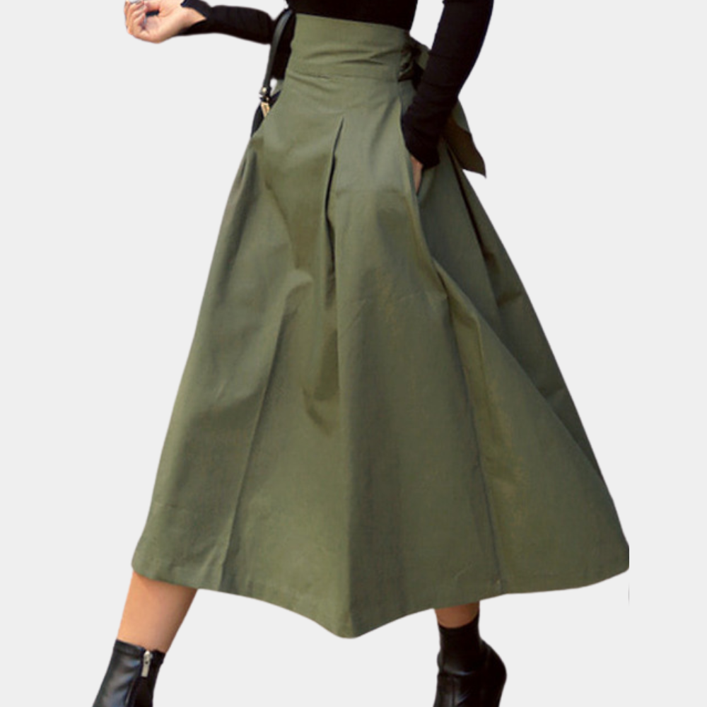 Dames Lange Zomerrok Elegante Jurk Myrna - Mode Vibes