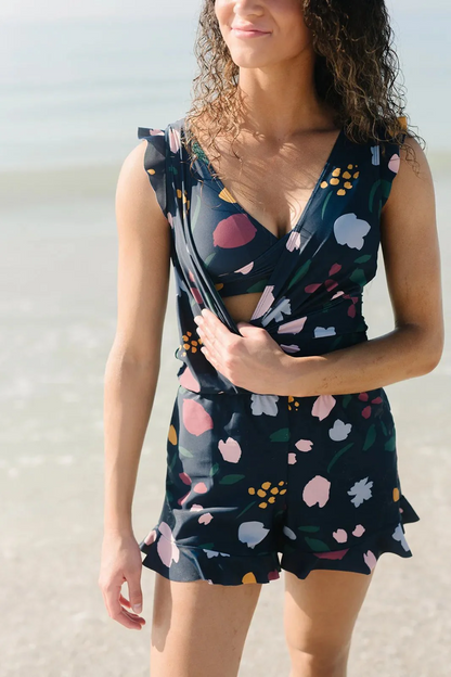 Dames Zwem Romper Zomer Shorts - Valerie