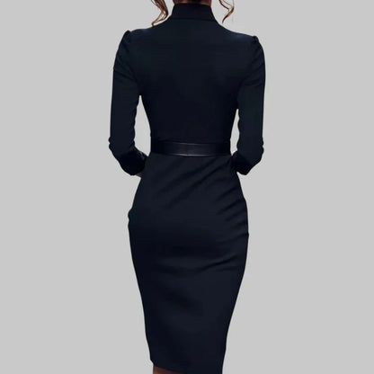 Dames jurk met ceintuur | Taille-accent & Verfijnd Silhouet