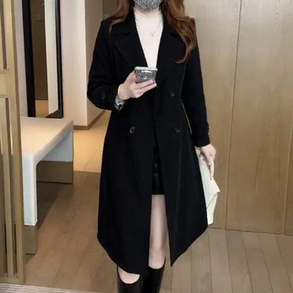 Dames Trenchcoat Waterdicht en Warme Elegantie - Mode Vibes