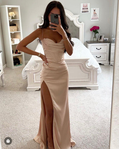 Dames Maxi Jurk Zeemeermin Stijl Gala Avondjurk Aubrey - Mode Vibes