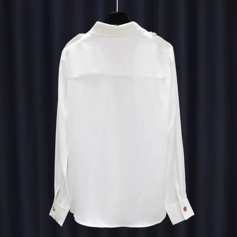ModeFusion Effen Kleur Patchwork Blouse