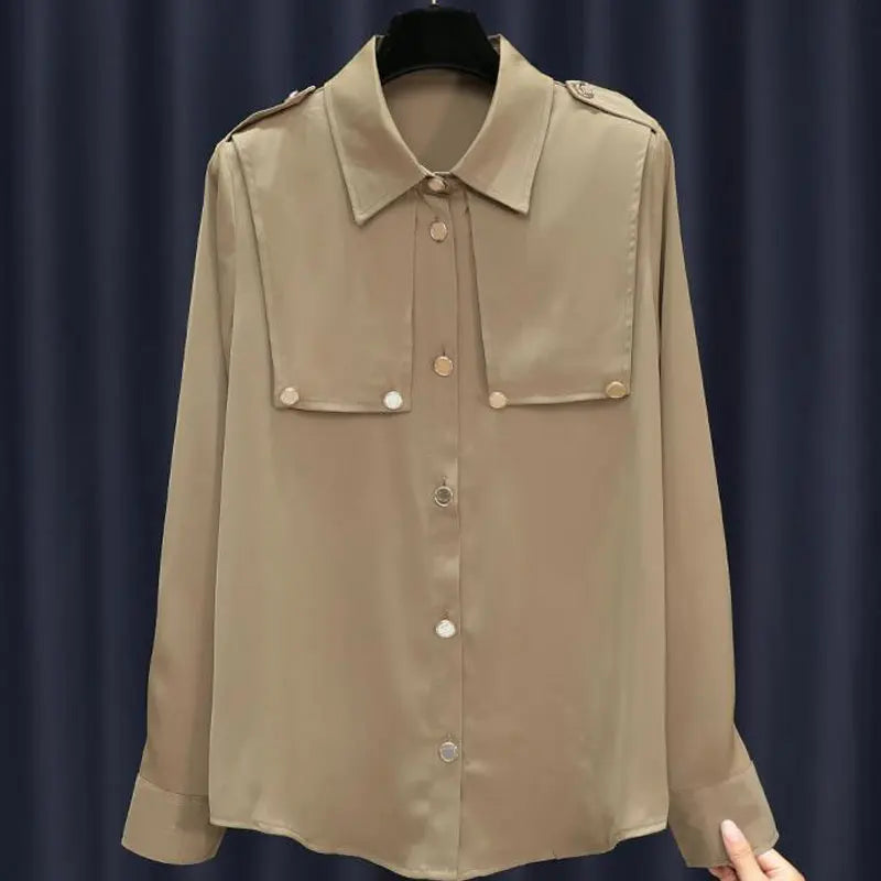 ModeFusion Effen Kleur Patchwork Blouse
