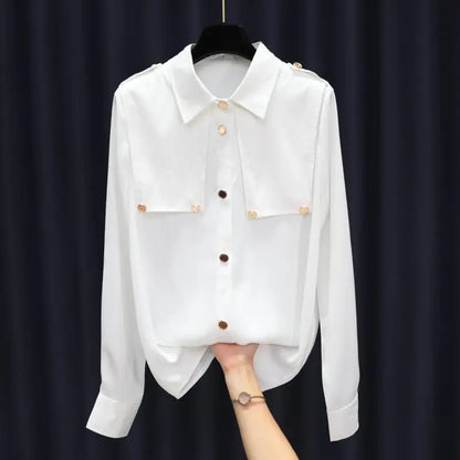 ModeFusion Effen Kleur Patchwork Blouse