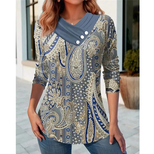 Dame Shirt Lange Mouwen Casual