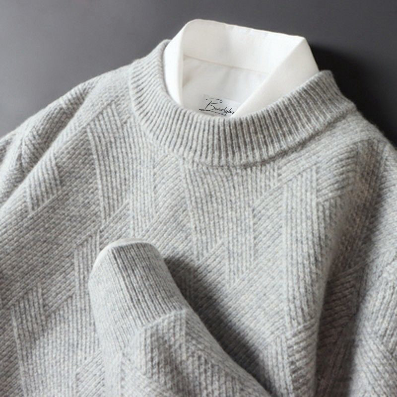 Elegante Heren Cashmere Trui in Meerdere Kleuren