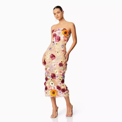 Daniela | Elegante midi-feestjurk