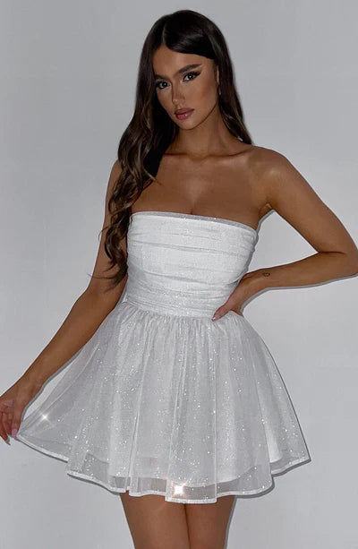 Daniela | Mini abito bustier festivo
