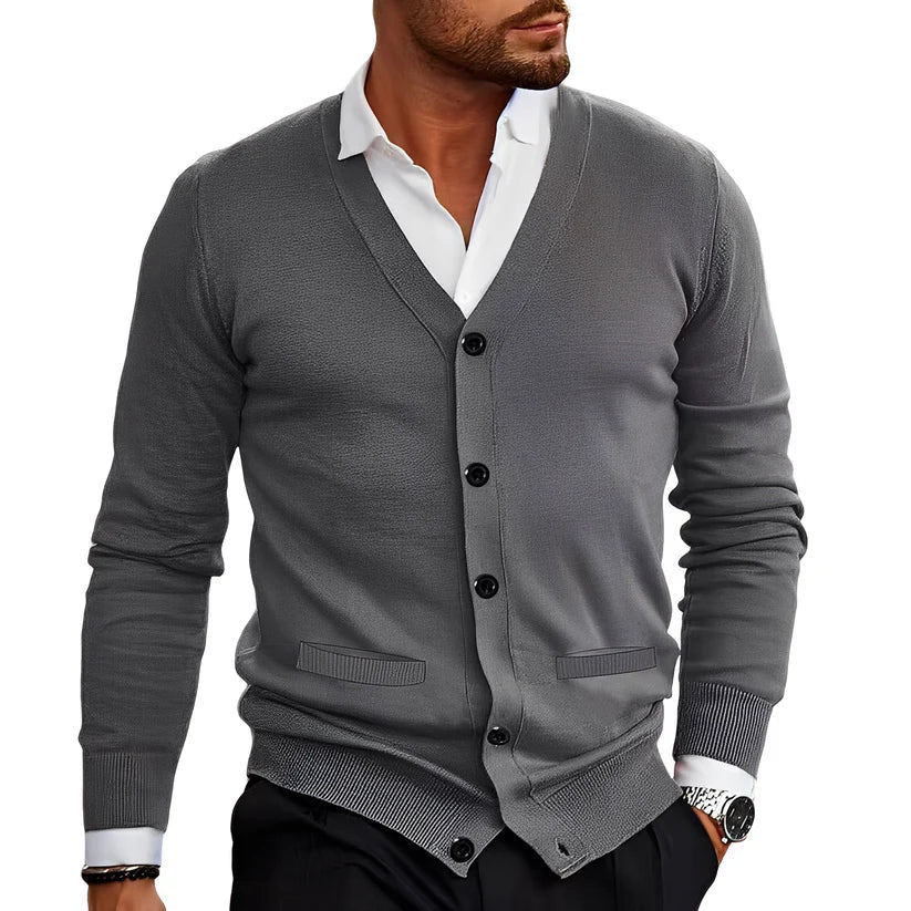 Darian | Cardigan da uomo casual dal comfort intramontabile 4