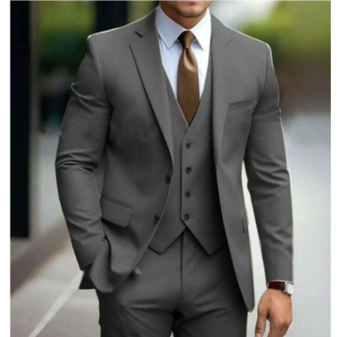 Dario Heren Pak Slim Fit 3-Delig Wolmix