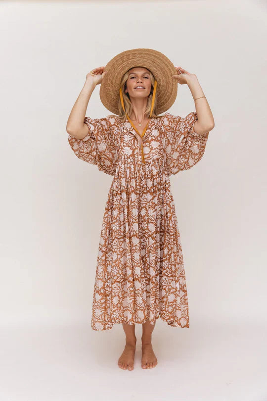 Vrouwelijke Jurk met Halve Mouwen Zomerjurk Casual Stijl - Mode Vibes
