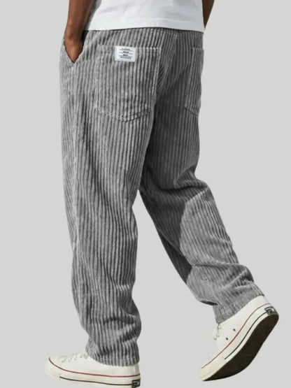 David | Casual Herenbroeken met Elastiek 0