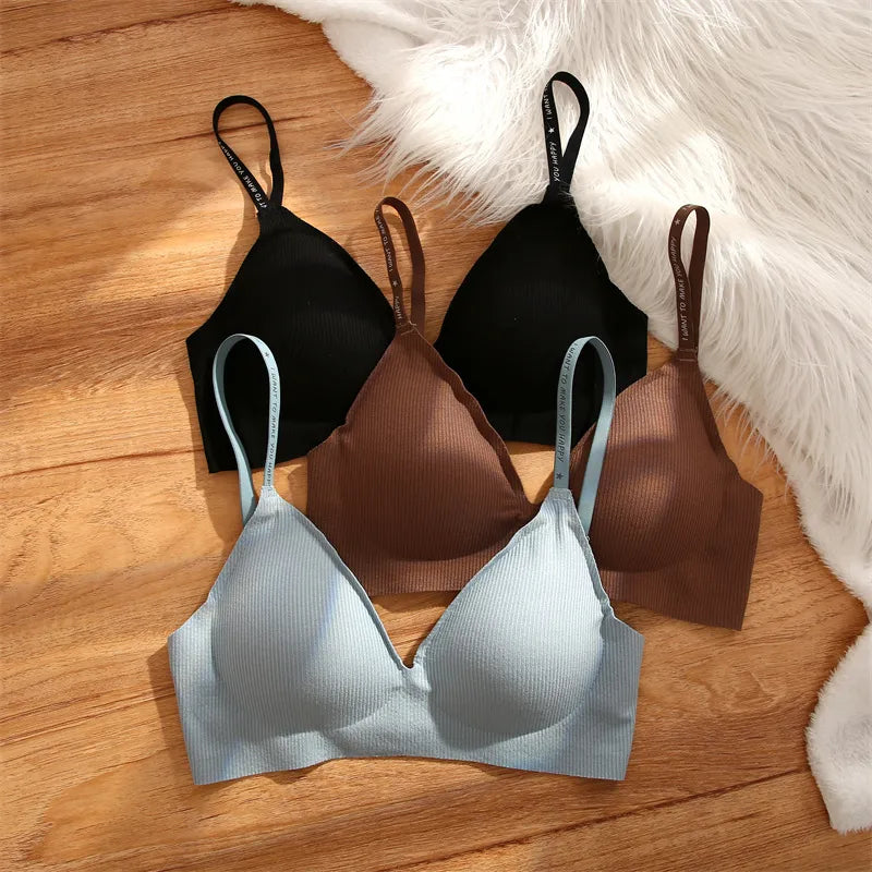 Bralette met Diepe V-hals Voor Gevoelige Huid