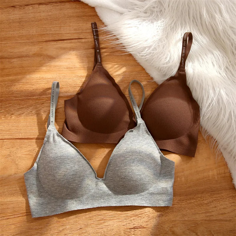 Bralette met Diepe V-hals Voor Gevoelige Huid