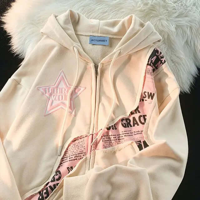 Oversized Dames Hoodie met Print | Comfortabele Streetwear Sweater