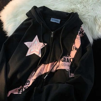 Oversized Dames Hoodie met Print | Comfortabele Streetwear Sweater