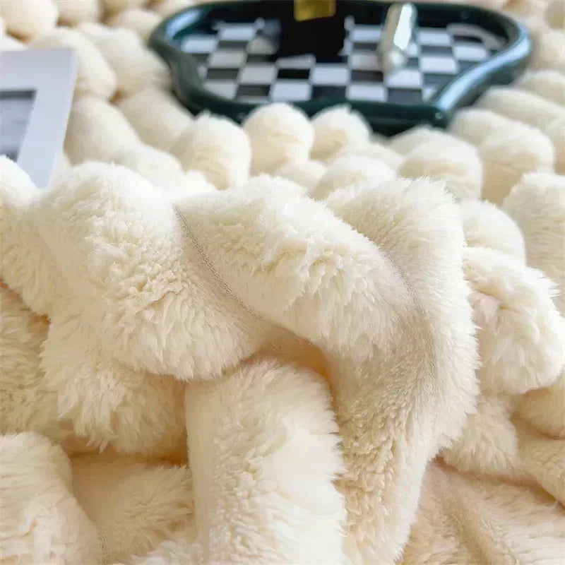 Zachte Fleece Deken LuxuraWrap voor Bank en Bed