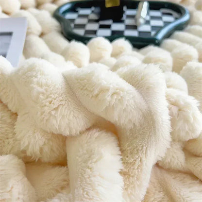 Zachte Fleece Deken LuxuraWrap voor Bank en Bed